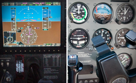 Private Pilot Flight Training in Oregon - Glass vs Analog Gauges